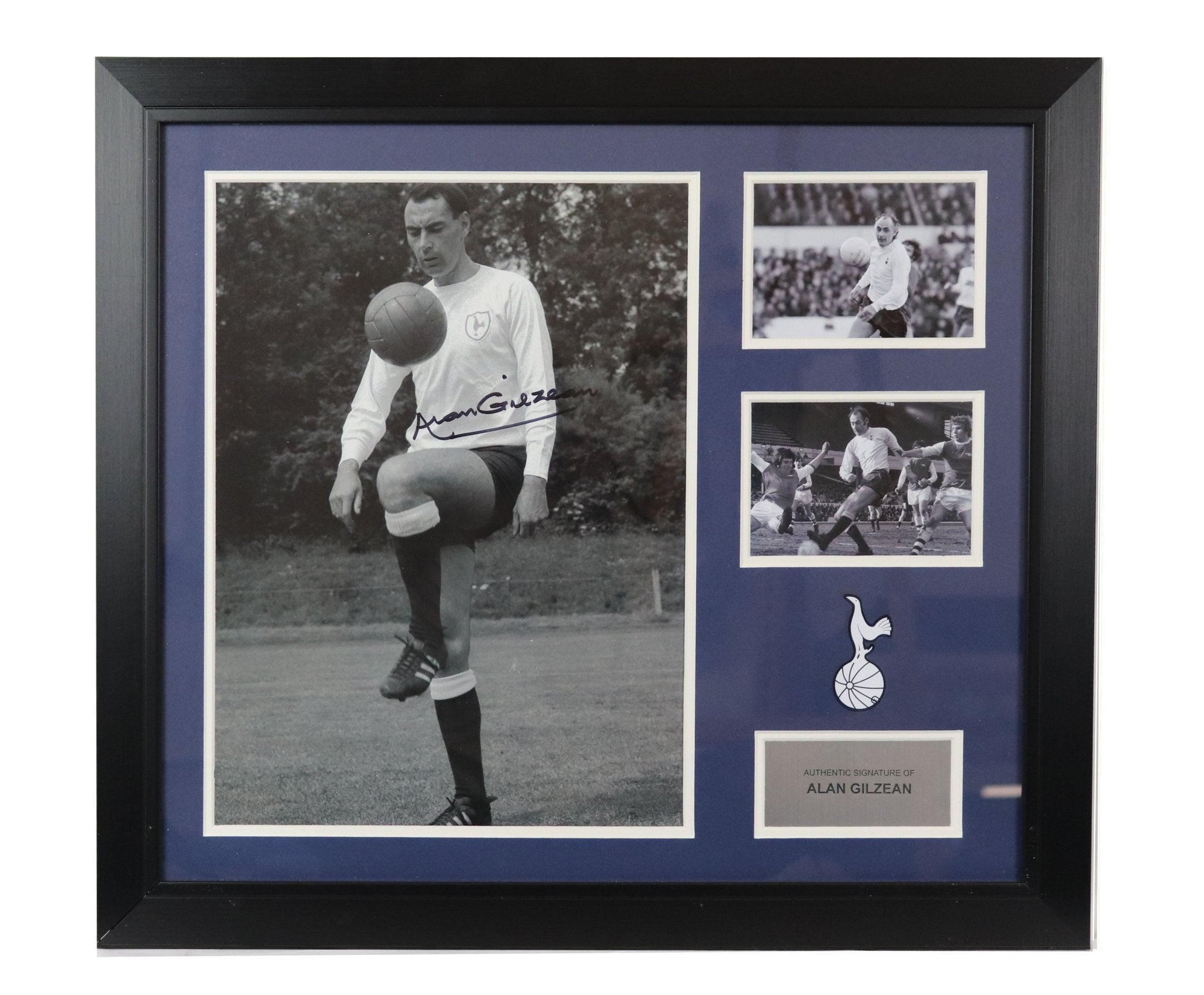 Alan Gilzean Signed Spurs 12x16 Photograph Framed Display - Memorabilia Framers Shop